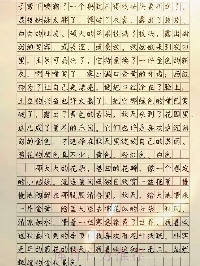 非常道！15岁超新星书写秋天的童话